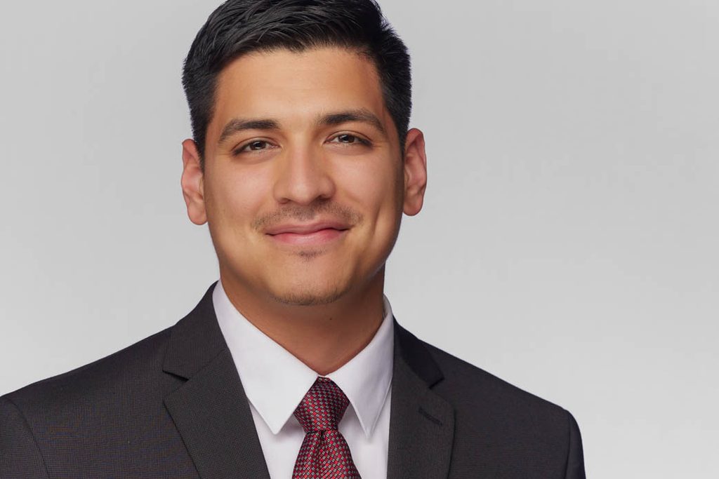 On-location headshot session at a client office